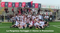 La "Volante" Pergolese sale in Promozione. La Filottranese ancora seconda