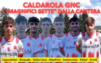 Caldarola Gnc: i "magnifici sette" dalla cantera bianco/rossa