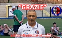 Il grazie di mister Zannini all'Aurora Treia